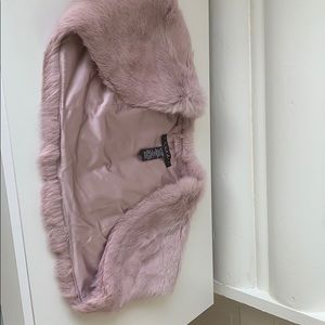Rabbit Fur Shrug
